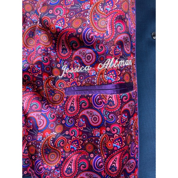 Jessica Altman Womens Blazer Gray Wool Blend Office Career Single Button‎ Lined - Picture 6 of 10